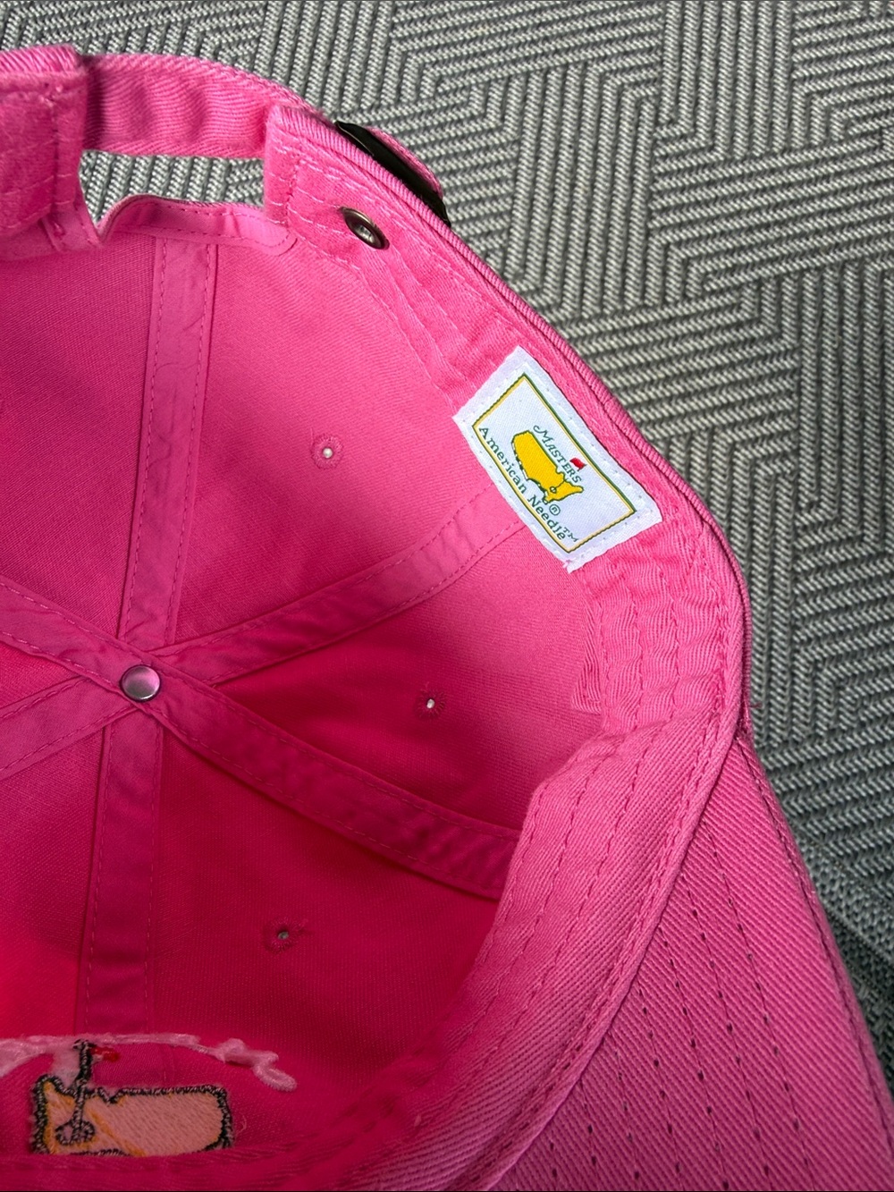 Brand New Masters Pink Embroidered 2025 Golf Hat - Picture 4 of 4
